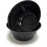 Mintra Home Snack Bowls (Large 2pk (4L), Black)