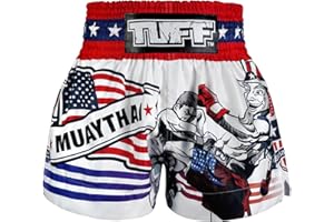 Tuff Sport Muay Thai Boxing Shorts MMA Kickboxing Traditional Nation Shorts