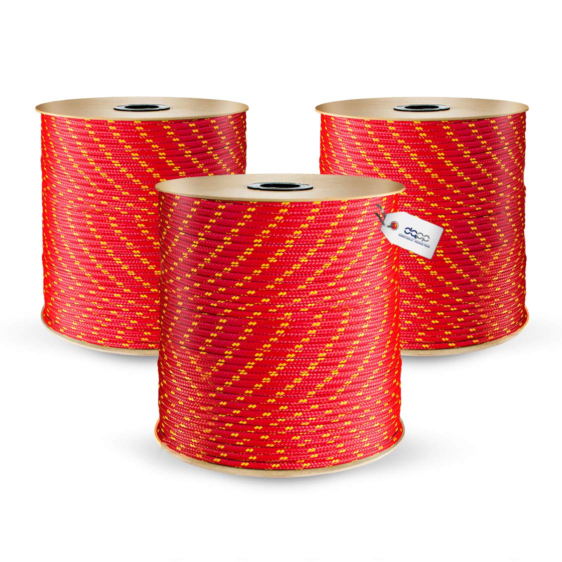 10m red Polypropylene Rope Poly Cord 10mm