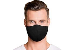 MASK BY DESIGN Washable Face Mask with Non-Adjustable Ear Loops & Nose Wire