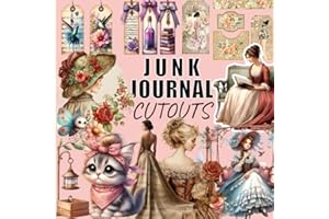 EPHEMERA BOOK for junk journals to cut outs: 280+ Vintage Elements and Victorian, tages, Cats, Birds, Houses, Fairies, Doors, ... Glue and Craft for ... Craft for Cardmaking, Mixed Media & Scrapbook