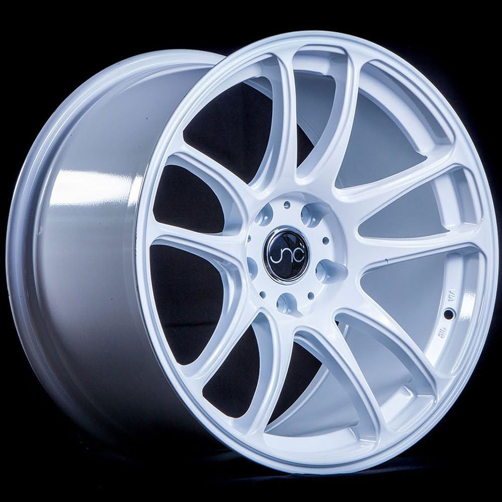 JNC Wheels - 16" JNC030 White Rim - 4x100/4x114.3-16x8.25 inch (1 Single Wheel Only)