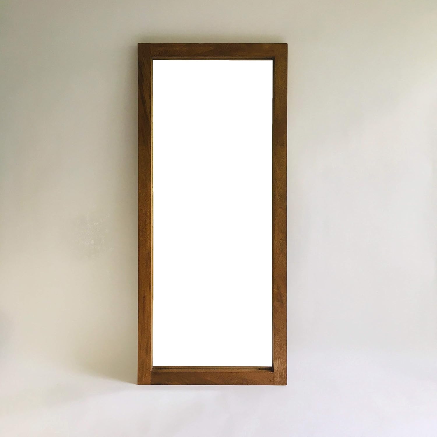 ESPEJO de cuerpo completo, para piso o pared, de madera sólida de