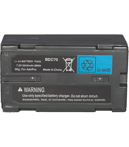 Bcd Booster Batteria Sokkia Topcon BDC70 Litio 7,2V 5240mAh, Per - Foto 9