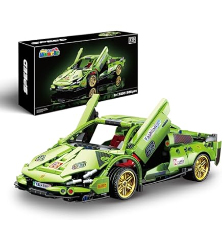Amazon.com: Nueris 1:18 Technic Super Sports Cars Model Sets - 455