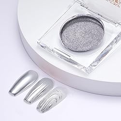 PrettyDiva Nail Powder Chrome Nail Powder Solid