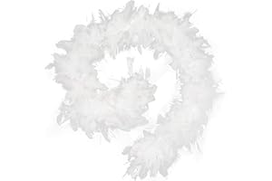 Handy Lidy 2 Pack 25 Grams 47" Long Chandelle Boa Women Turkey Feather Boas