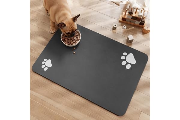 Dog Cat Food Mat Pet Bowl Mat Absorbent No Stains Quick Dry-Innovative Pet Dog Cat Accessories Supplies-Water Dispenser Mat f
