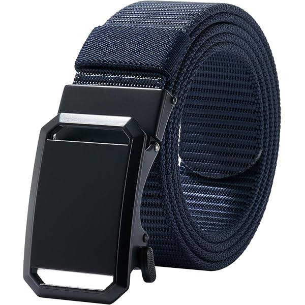 macoking Web Fabric Canvas Belt for Men Women with Double D  display picture 3