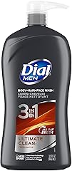 Dial Men 3in1 Body, Hair and Face Wash, Ultimate Clean, 32 Fl Oz