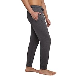 Hanes Men's Jogger Sweatpant with Pockets, Charcoal