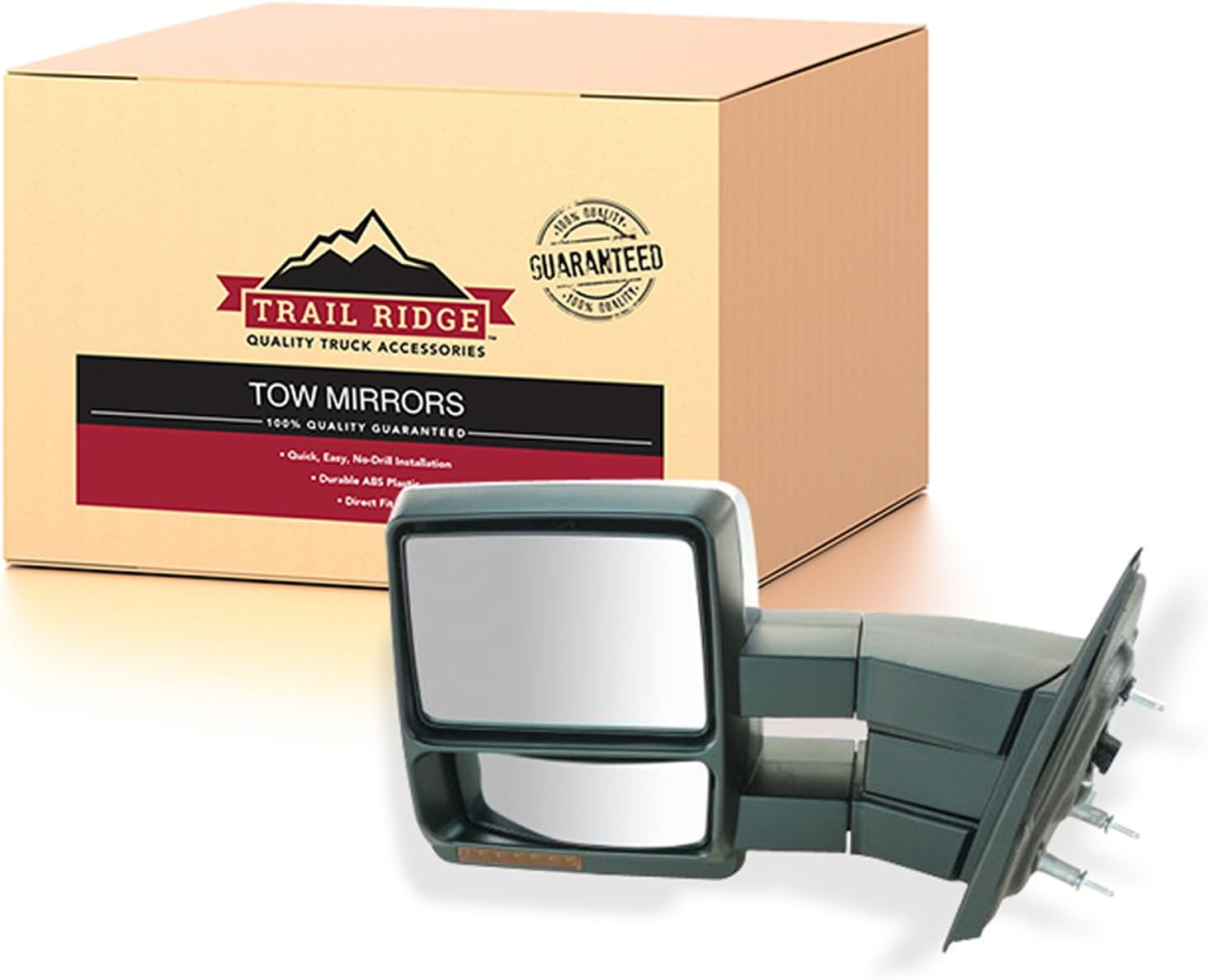 Trail Ridge Towing Mirror Power Heated Memory Signal Puddle Chrome Left