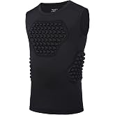 Roadbox Youth Baseball Chest Protector, Football Padded Compression Shirt | 15mm EVA impact padding. Breathable quick-dry comfort. Size 6-15 years. For baseball, softball and hockey.