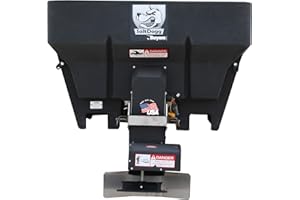 Buyers Products SaltDogg SHPE0750 Commercial Salt & Sand Spreader w/Electric Drive Hopper, Made In The USA, 0.75 Cu. Yds Capacity, Stainless Steel Auger, Residential Salt Spreader