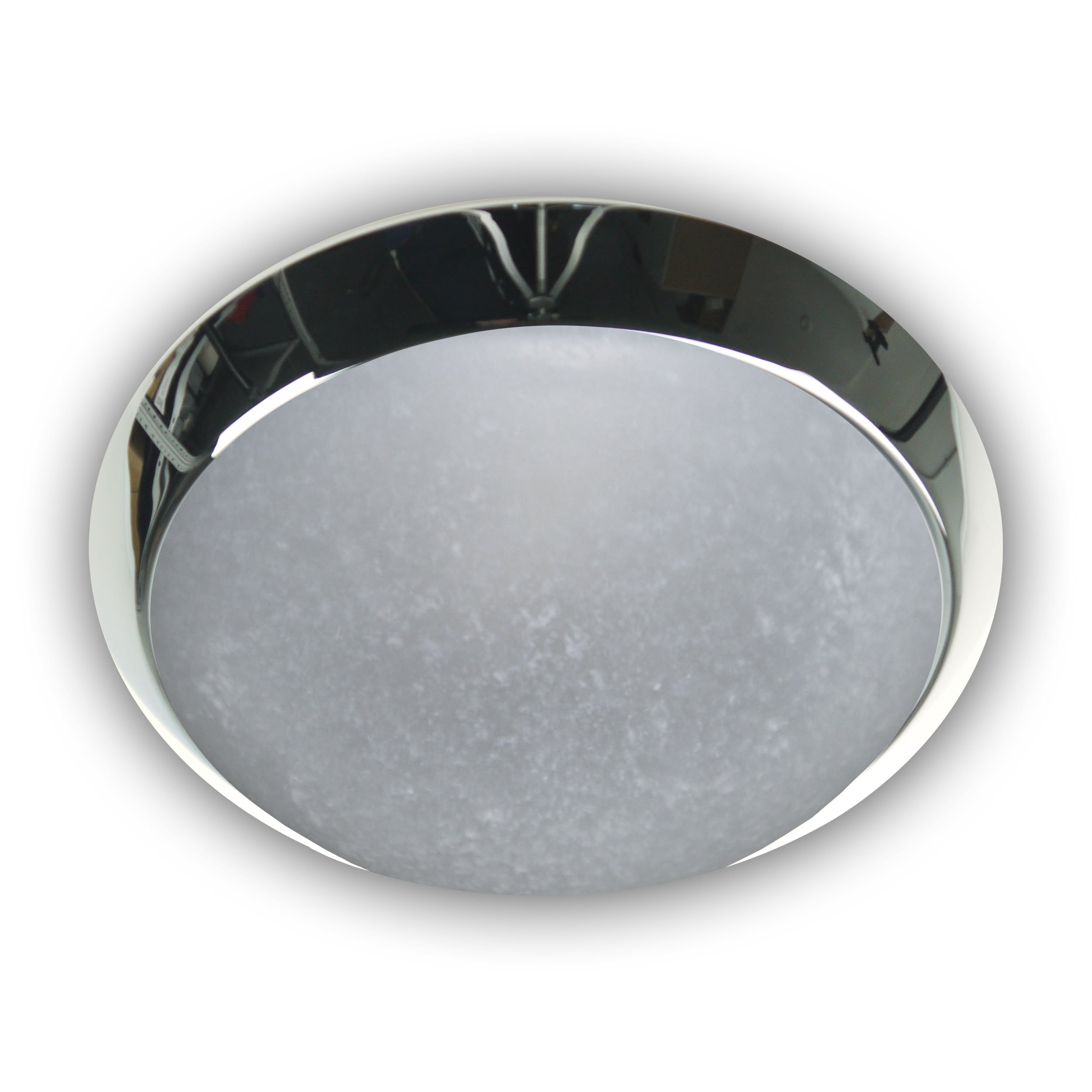 Niermann Standby A + + to E, Ceiling Light - Decorative Ring Chrome Parchment, Pergament, 30 x 30 x 11 cm