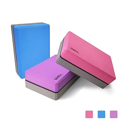 UMI. Essentials Bloques de Yoga EVA Bloque Yoga para Yoga, Pilates, Workout Estiramiento