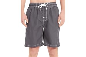 KAILUA SURF Mens Swim Trunks Long, Quick Dry Mens Boardshorts, 9 Inches Inseam Mens Bathing Suits with Mesh Lining