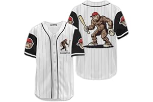XXME Casual Funny Character Baseball Jersey, Baseball Jersey for Cartoon Movie Lover
