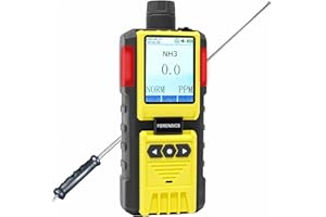FORENSICS DETECTORS FD Ammonia Analyzer by Forensics | USA NIST Traceable Calibration | NH3 Monitor | Computer Data Logging | Built-in Pump & 4ft Probe | 0.1ppm Resolution |