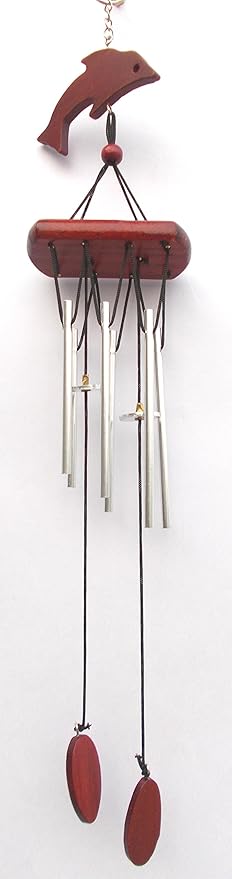OUR SHOP Wind Chime Dolphin Shape for Positive Energy |Wind Chimes for Balcony Bedroom with Great Sound