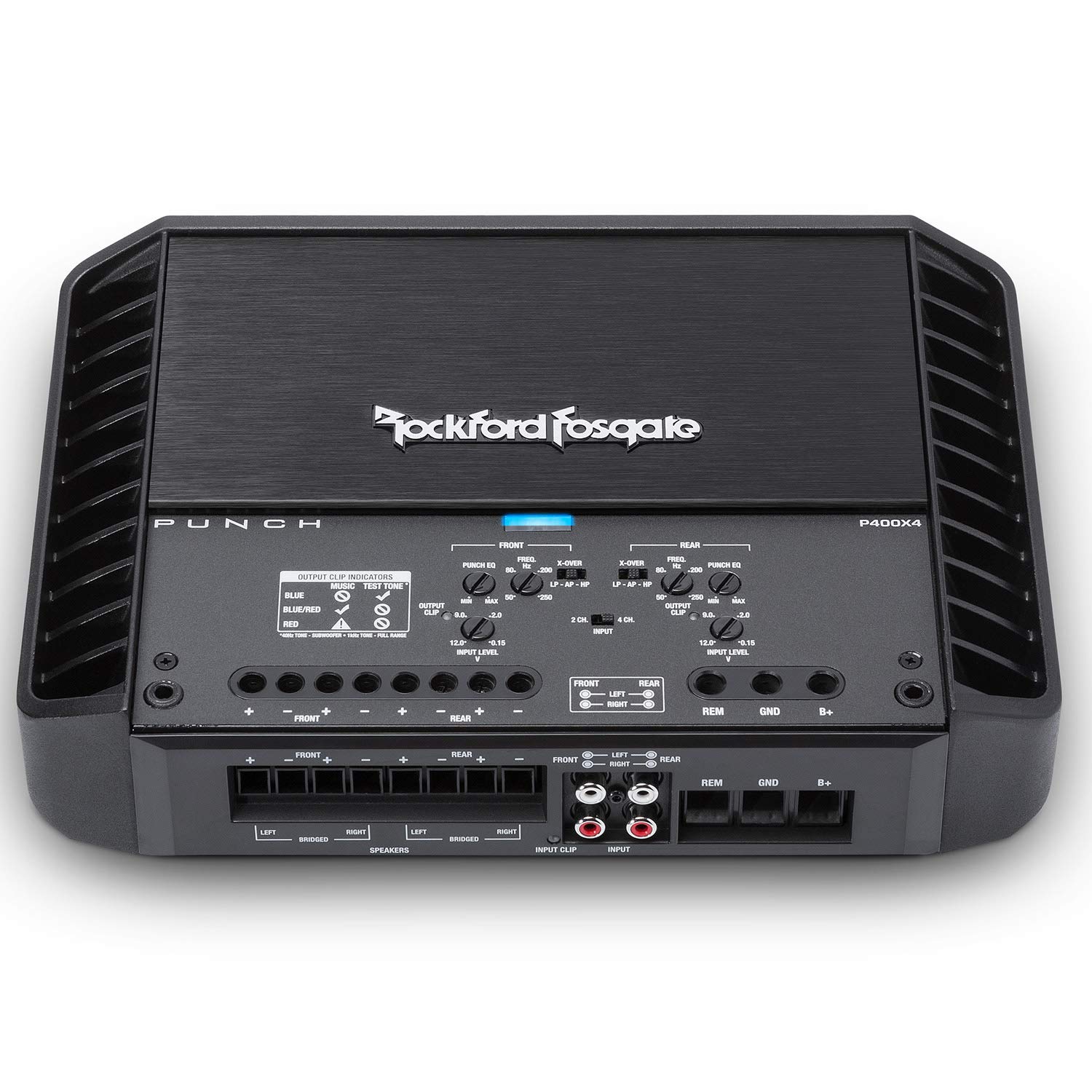 Rockford Fosgate P400X4 Punch 400-Watt 4-Channel Amplifier