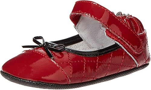 Amazon Robeez ロビーズ 本革ベビー靴 Mini Shoez Caroline Apmaアメリカ足病学協会認定の赤ちゃん靴 ゴム製ソール ファーストシューズ ベビーシューズ ベビー靴 室内履き 保育園 上靴 並行輸入品 ベビーシューズ