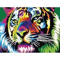 Dipingere con i numeri 40x50cm, Senza Telaio Dipingere con i Numeri Kit
