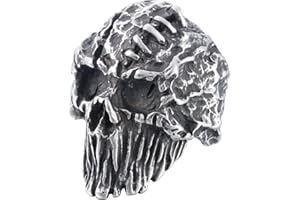 ZMY Home Death Skull Ring for Men Stainless Steel Jewelry Biker Rings Scary Death Ring Skull for Gifts