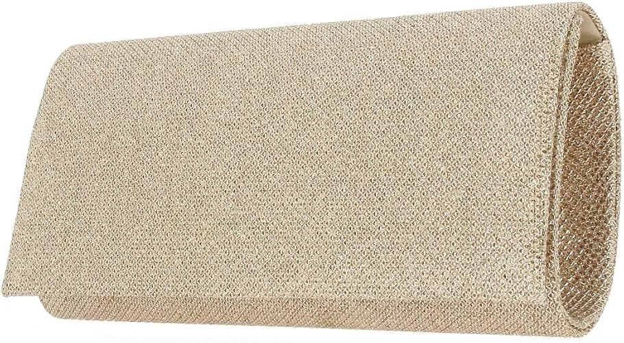 Boutique Magique Pochette Mariage Blanche Scintillante Paillette Amazon Fr Chaussures Et Sacs