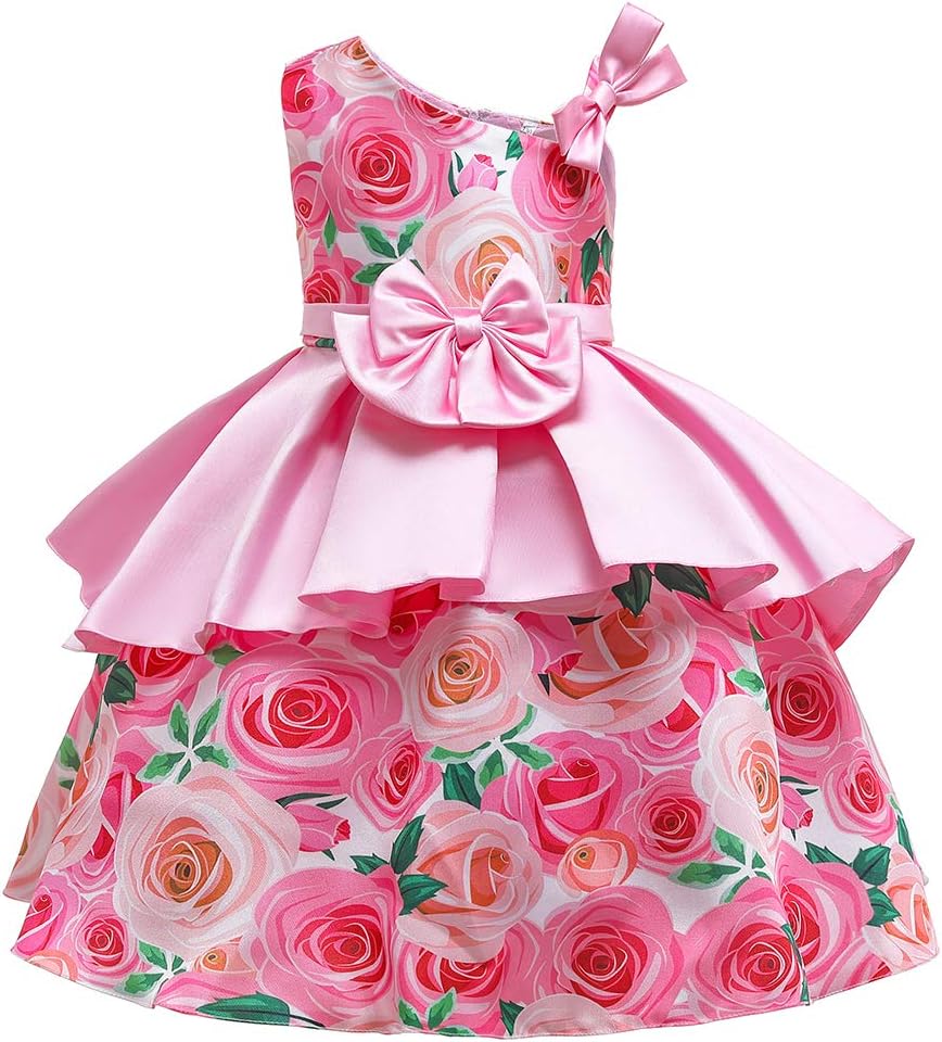 WEONEDREAM Flower Girl Pageant Dress Girls Elegant Wedding Princess Gown Party Dresses