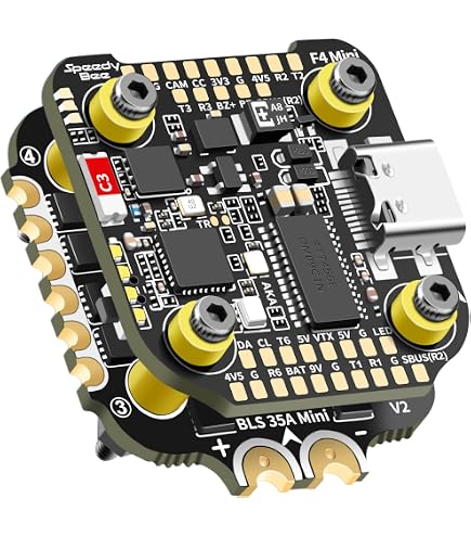 Stack FPV GEPRC TAKER F722 BLS 60A V2 - Contrôleur De Vol 4-en-1 Pour Drone Racing