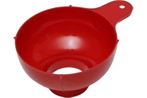 Canning Funnel, Red Plastic, by VICTORIO VKP1001