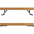 MARFULA Adjustable Balance Beam 8 ft Gymnastic Beam Adjustable Height for Kids and Teenage of All Gymnastic Levels, Gymnastic Training Beam Gymnastic Equipment for Athlete Home and Gym Club Use