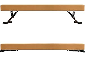 MARFULA Adjustable Balance Beam 8 ft Gymnastic Beam Adjustable Height for Kids and Teenage of All Gymnastic Levels, Gymnastic Training Beam Gymnastic Equipment for Athlete Home and Gym Club Use
