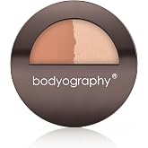 Bodyography Sunsculpt Bronzer &amp; Highlighter Duo | Matte Bronzer &amp; Golden Highlighter Compact | Silky, Buildable, Non-Comedogenic Powder for All Skin Tones | Natural Radiance &amp; Sculpted Glow