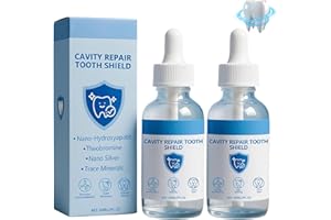 SDXJIOGE Nudenta Odontic Repair Tootharmor – Nano Hydroxyapatite Remineralization Complex for Cavity Repair, Enamel Strengthening, Teeth Whitening & Lasting tootharmor – 60ml (2PCS)