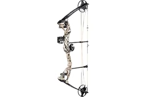 Bear Archery Limitless Dual Cam Compound Bow - Includes Quiver, Sight and Rest, God's Country