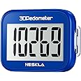 3D Pedometer for Walking, Simple Step Counter with Large Digital Display, Step Tracker with Removable Clip Lanyard, Accurately Track Steps for Men Women Kids Adults Seniors