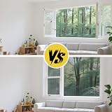 fowong Fly Screens for Windows 130cm x 150cm White Polyester Mesh view 5