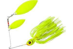 Booyah Glow Blade Spinner-Bait Bass Fishing Lure