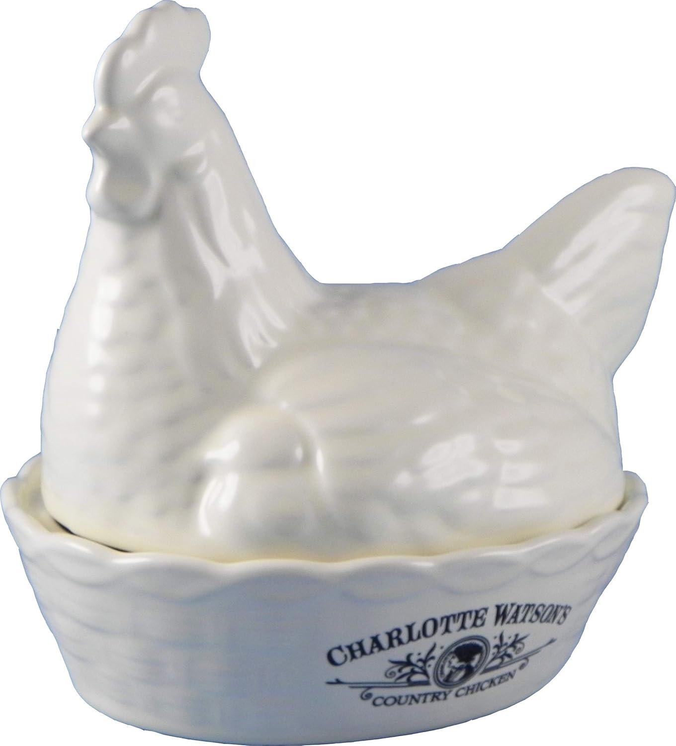 Chicken Egg Holder/Basket in Cream by Charlotte Watson Amazon.co.uk