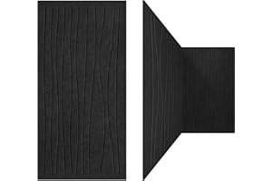 UMIACOUSTICS 3 Packs Large Sound Absorbing Panels,48 x 24 x 0.4 Inches Flame Retardant Acoustic Panels,Decorative Sound Proof Panels in Art Curve Shaped for Wall Door.