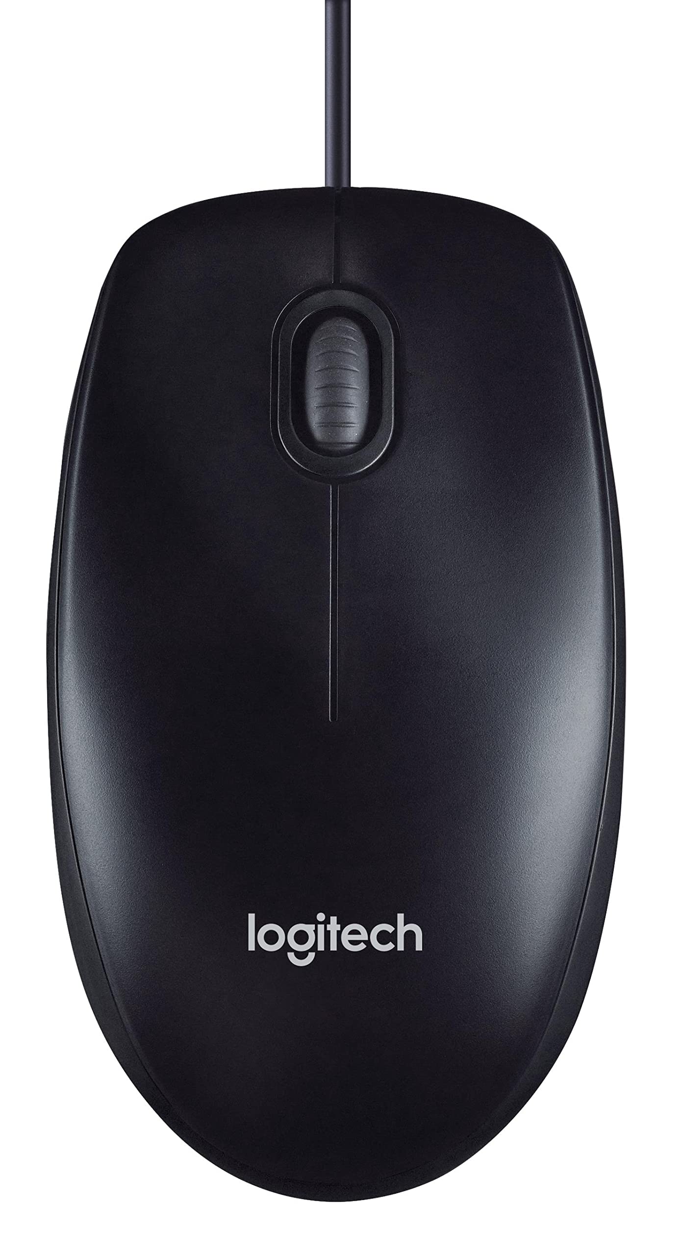 Logitech M90 Maus mit Kabel, 1000 DPI Sensor, USB-Anschluss, 3 Tasten, Für Links und Rechtshänder, PC/Mac - Schwarz 6