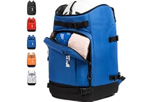 MARITTON Ski Boot Bag - Boot Travel Backpack for Snowboard & Ski Boots, Helmet, Goggles, Gloves, Accessories