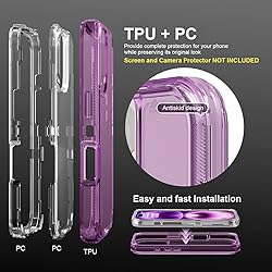 Follaroma for iPhone 16 Case, Heavy Duty Shockproof