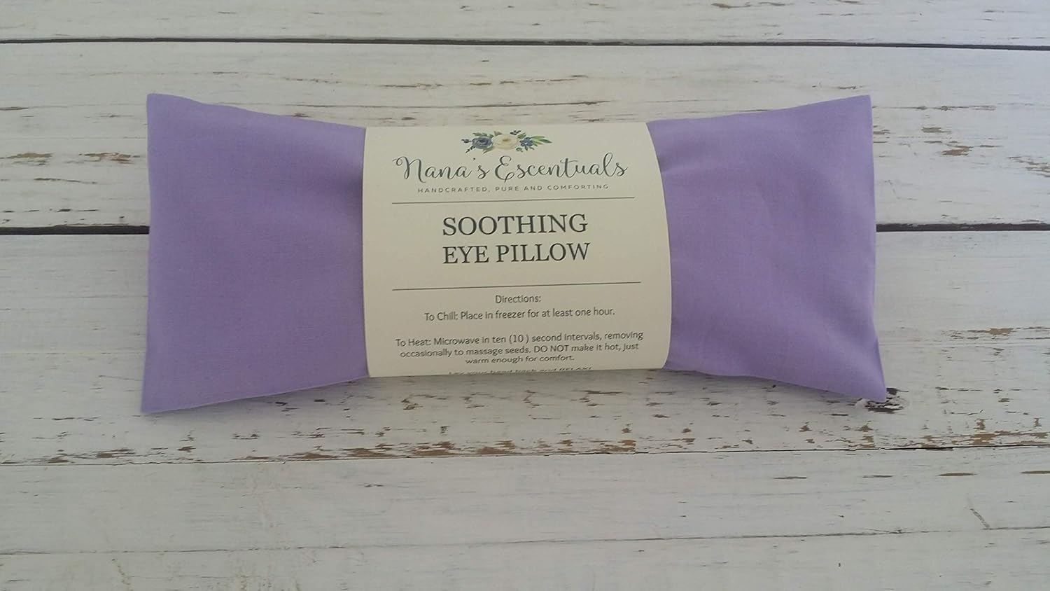 Amazon Com Purple Scented Flax Seed Eye Pillow Cotton W Removable