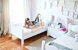 Safetots Narrow Wooden Bed Guard 90cm x 38cm Natural Bed Rail for Toddler Safety view 6
