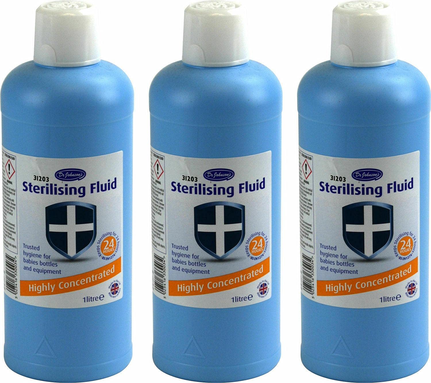 Dr Jonsons Baby Sterilising Fluid Highly Concentrated - 1 Litre
