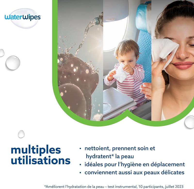 Peau Sensible+ Lingettes Hydratation Intense, 1 Paquet