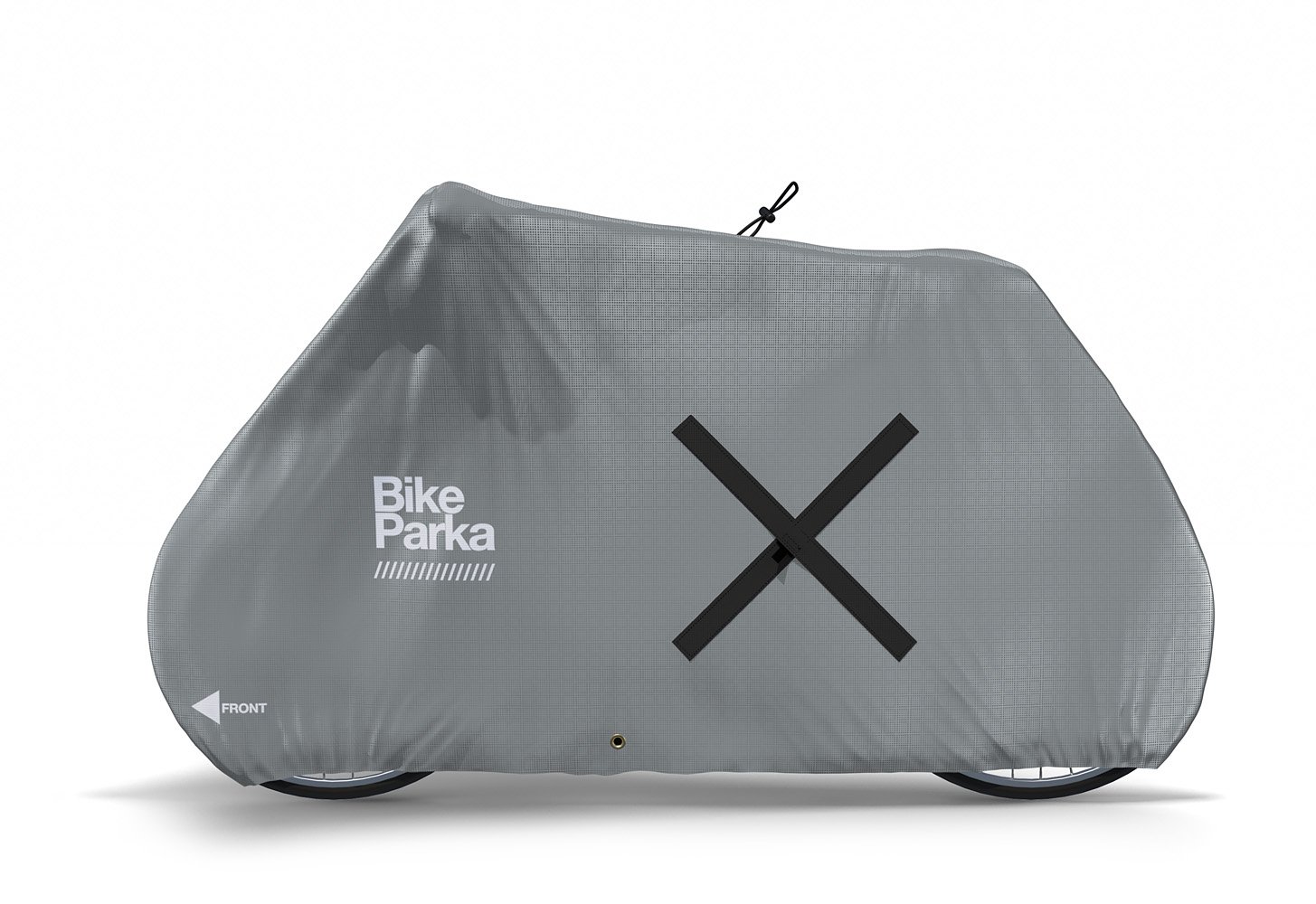 BikeParka URBAN Waterproof Bicycle Cover - PAVEMENT Grey